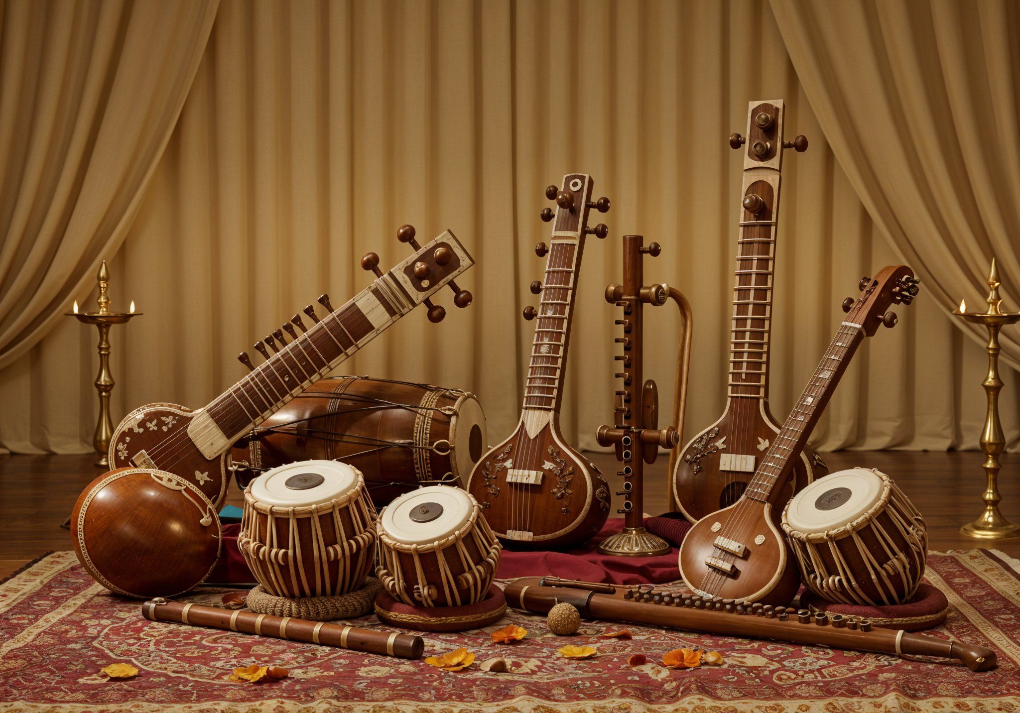 Traditional Indian musical instruments